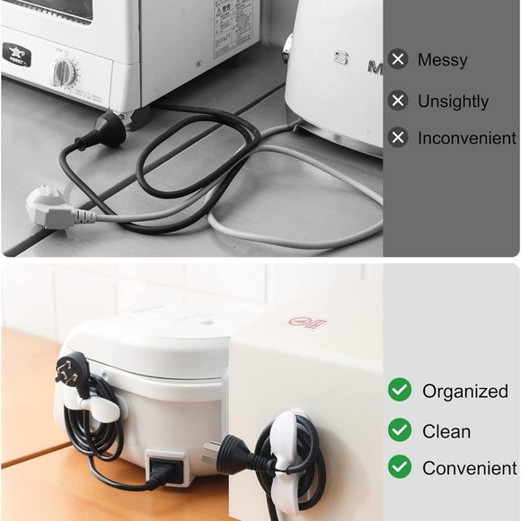 6 Pack Cord Organizer Cord Winder Cord Holder Cord Keep for Kitchen Appliances - Picture 6 of 8